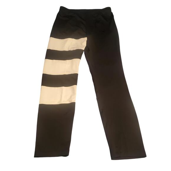 NEW ADIDAS X EQUIPMENT Originals Girls YOUTH Size 11/12 EQT LEGGINGS Black White - Picture 1 of 10